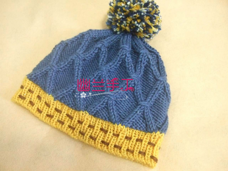 暖暖噠～～～撞色親子毛線帽29 - 空谷幽蘭 - 指間的溫柔