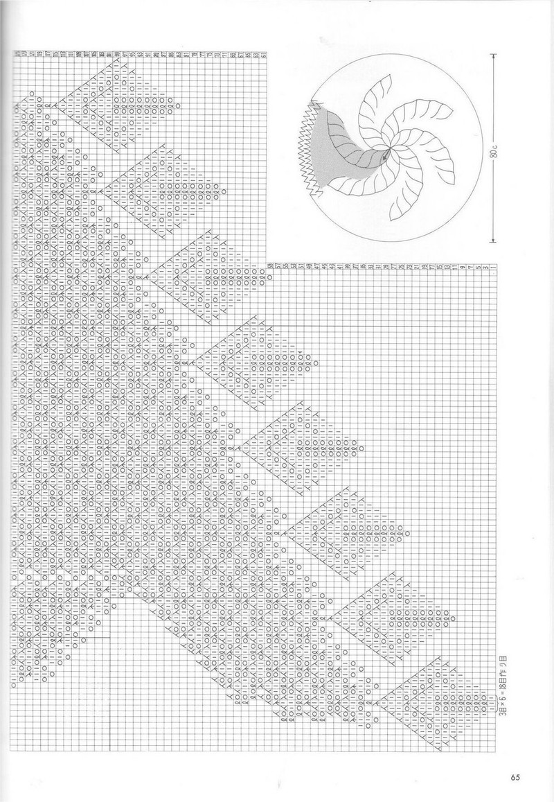白色棒針蕾絲臺布 中 KNITTED LACE DESINGNS OF THE MODERN  MODE BOOK 1 - Daphne - 因為愛所以愛