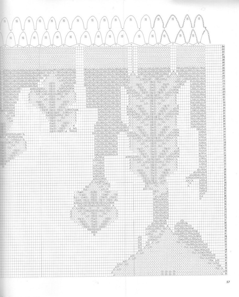 白色棒針蕾絲臺布 中 KNITTED LACE DESINGNS OF THE MODERN  MODE BOOK 1 - Daphne - 因為愛所以愛
