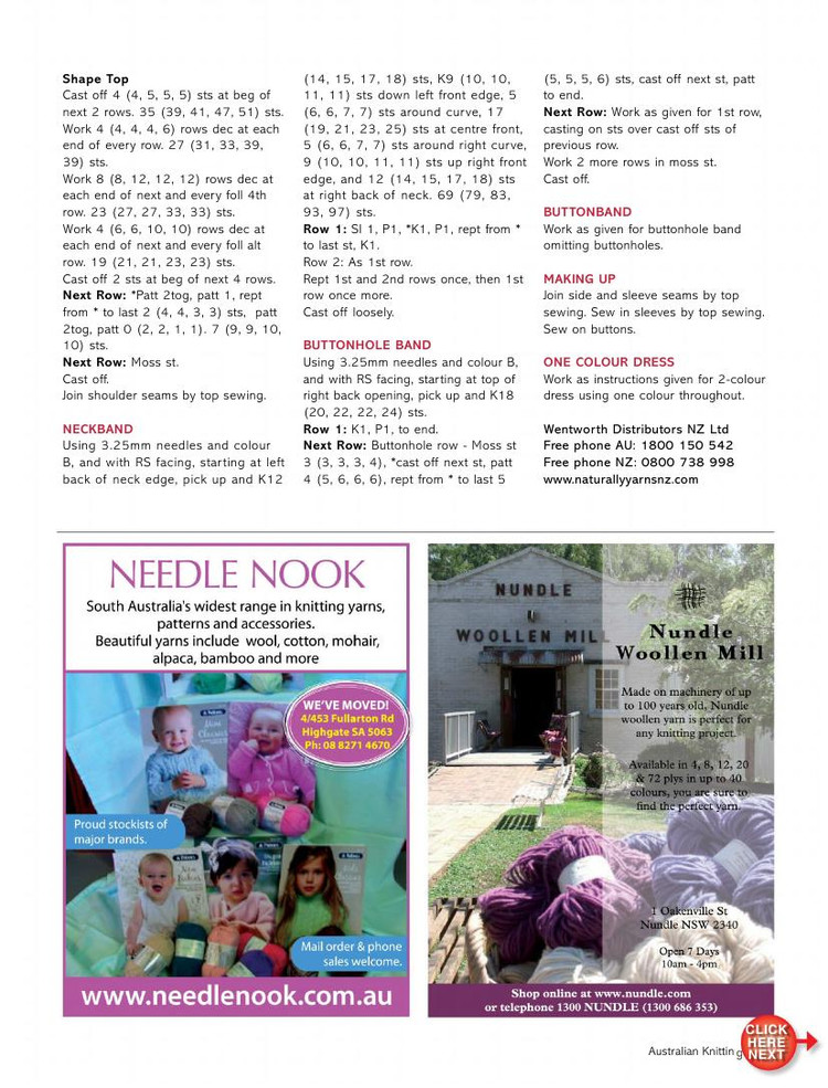 Australian Knitting Volume 7 No 3 2015 - 輕描淡寫 - 輕描淡寫
