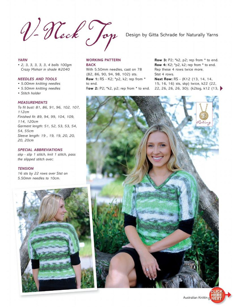 Australian Knitting Volume 7 No 3 2015 - 輕描淡寫 - 輕描淡寫