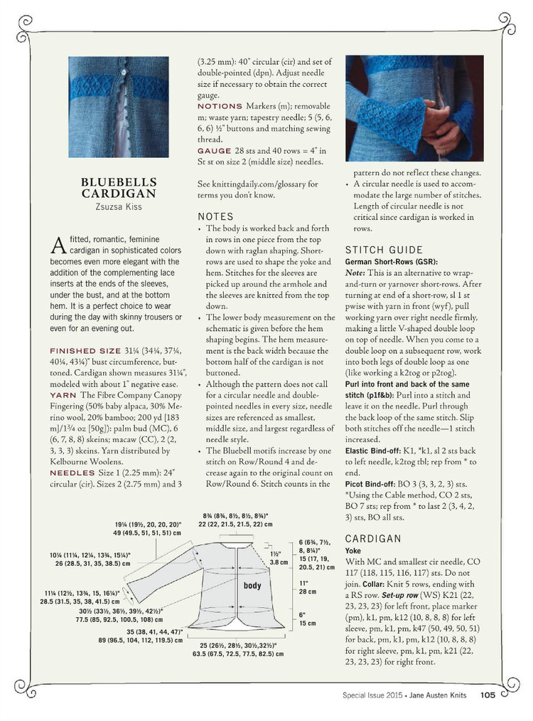 Interweaves Jane Austen Knits  Special Issue2015 - 輕描淡寫 - 輕描淡寫