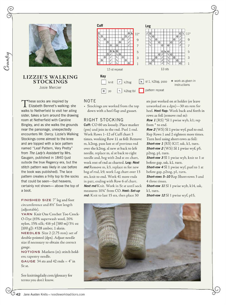 Interweaves Jane Austen Knits  Special Issue2015 - 輕描淡寫 - 輕描淡寫