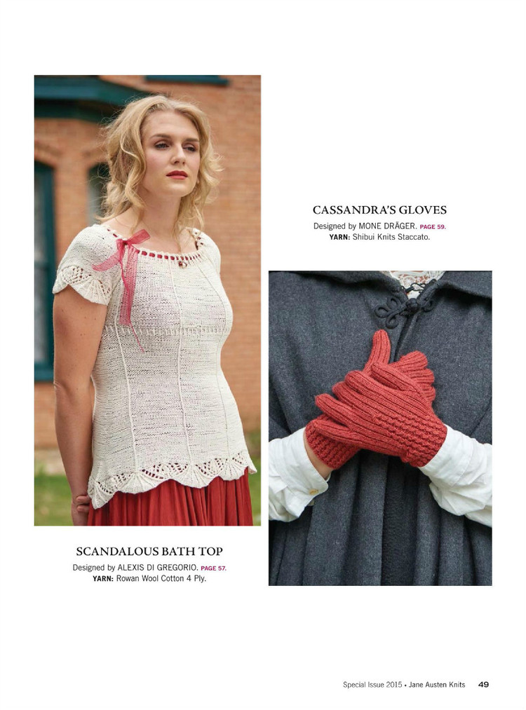 Interweaves Jane Austen Knits  Special Issue2015 - 輕描淡寫 - 輕描淡寫