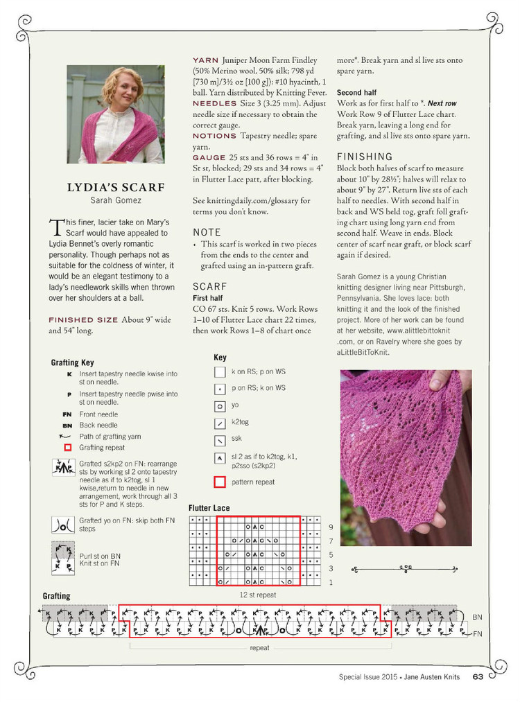 Interweaves Jane Austen Knits  Special Issue2015 - 輕描淡寫 - 輕描淡寫