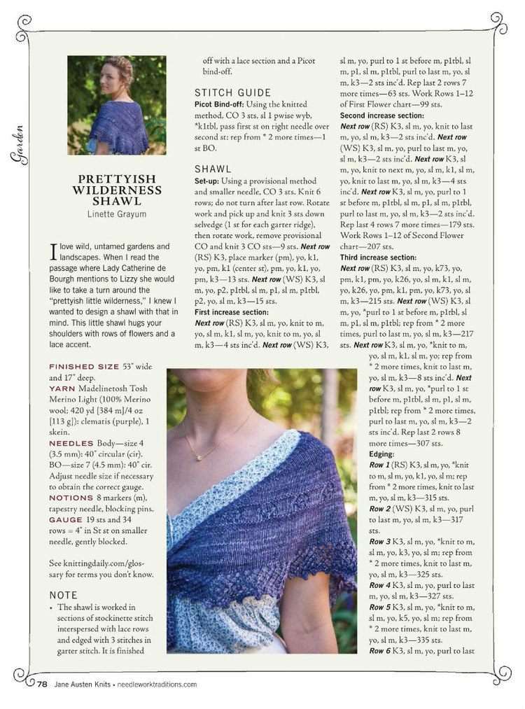 Interweaves Jane Austen Knits  Special Issue2015 - 輕描淡寫 - 輕描淡寫