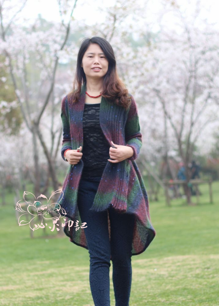 【心靈印記】鶯飛——?dú)赓|(zhì)款開(kāi)衫 - 心靈印記 - 指間紗