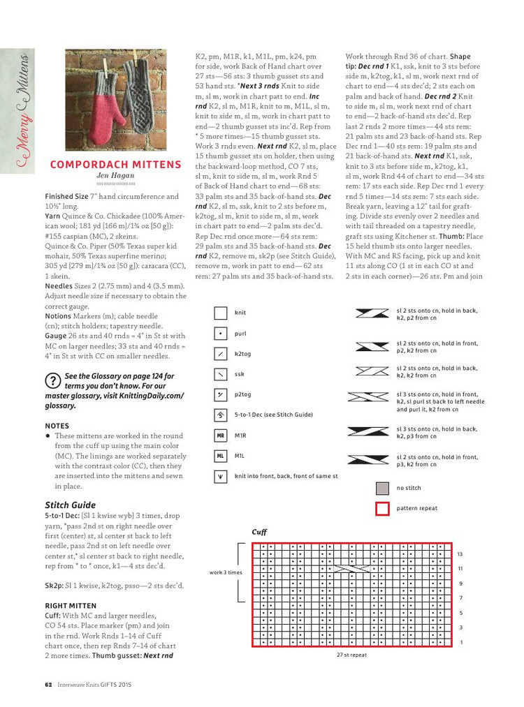 Interweave Knits： Gifts 2015 - 輕描淡寫 - 輕描淡寫