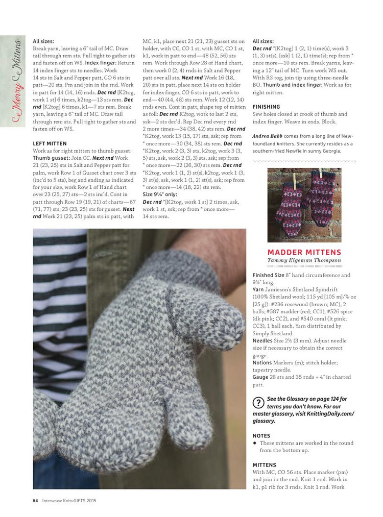 Interweave Knits： Gifts 2015 - 輕描淡寫 - 輕描淡寫