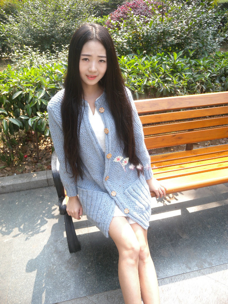 星辰---花呢長(zhǎng)款開(kāi)衫 - 玲玲 - 玲玲