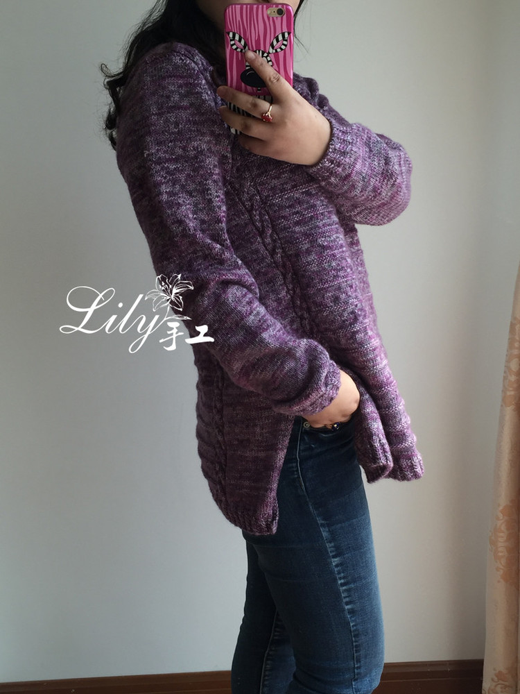 【Lily手工】--莫言--休閑時(shí)尚套衫 - Lily - Lily的手工編織天地