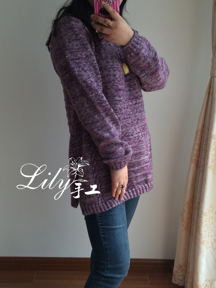 【Lily手工】--莫言--休閑時(shí)尚套衫 - Lily - Lily的手工編織天地