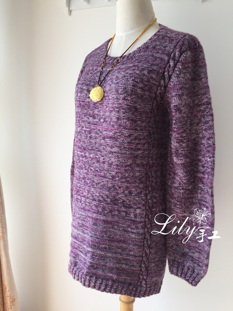 【Lily手工】--莫言--休閑時(shí)尚套衫 - Lily - Lily的手工編織天地