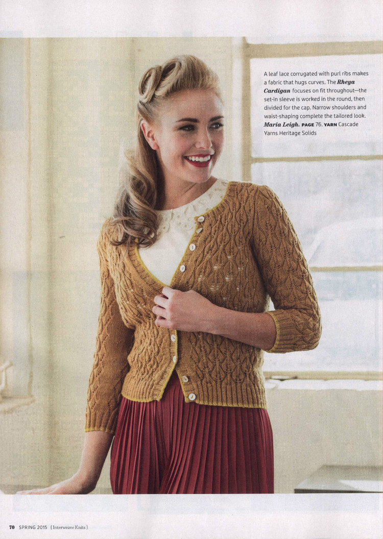 Interweave Knits  Spring 2015 - 輕描淡寫 - 輕描淡寫