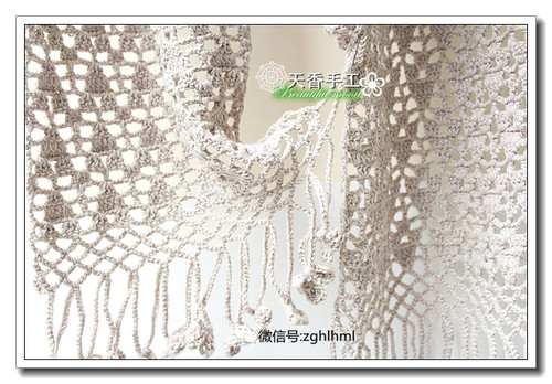 麥芽~~~長(zhǎng)圍巾---08 - 碧海---纏夢(mèng) - 天香手編工作室