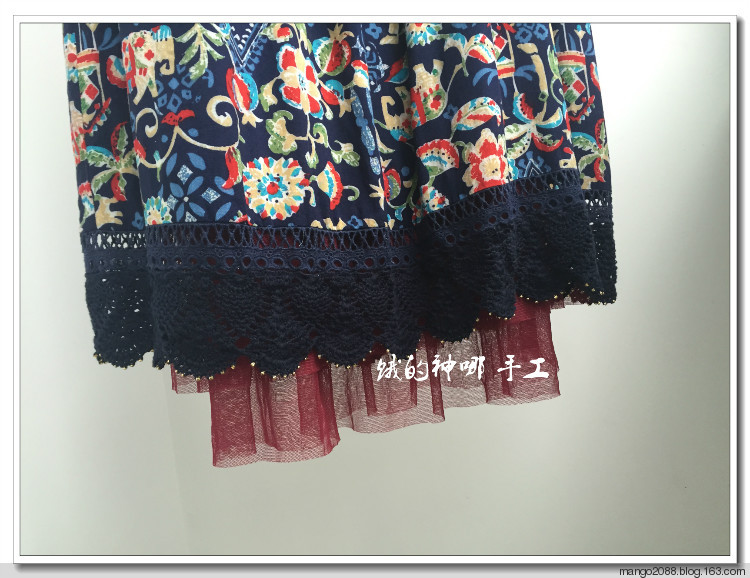 菠蘿披肩和裙擺——201511、12 - 餓的神哪 - 餓的神哪的編織小屋