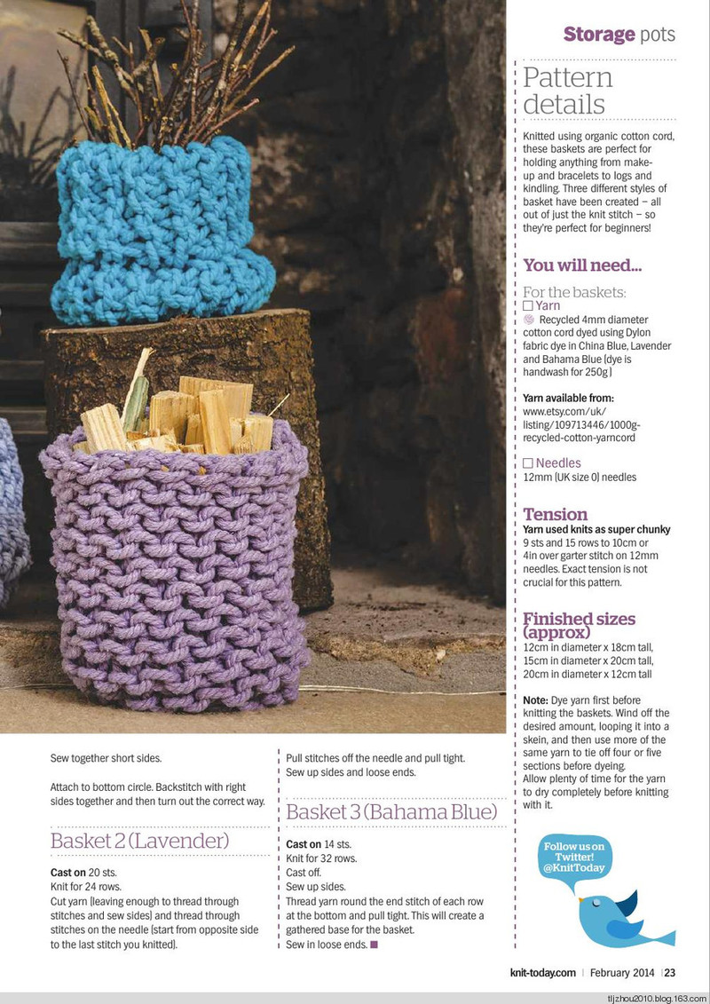 Knit Today Issue 95 2014 - 紫蘇 - 紫蘇的博客