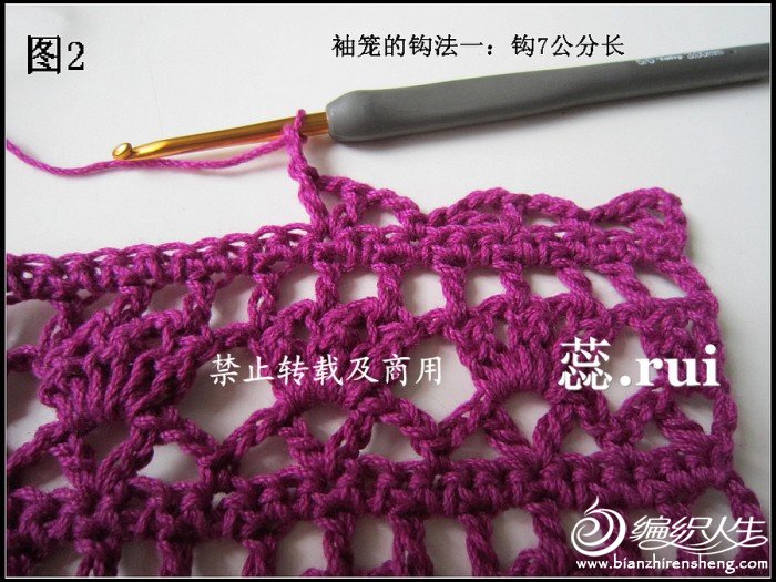 qiaorui作品~紫露草~披肩式馬甲~附教程 圖解。點開即見。