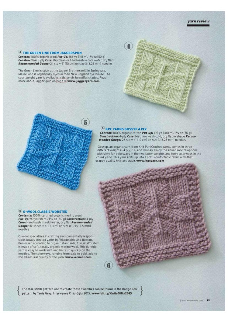 Interweave Knits  Winter 2016 - 輕描淡寫 - 輕描淡寫