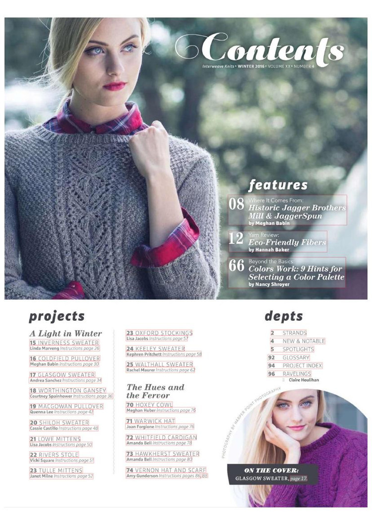 Interweave Knits  Winter 2016 - 輕描淡寫 - 輕描淡寫