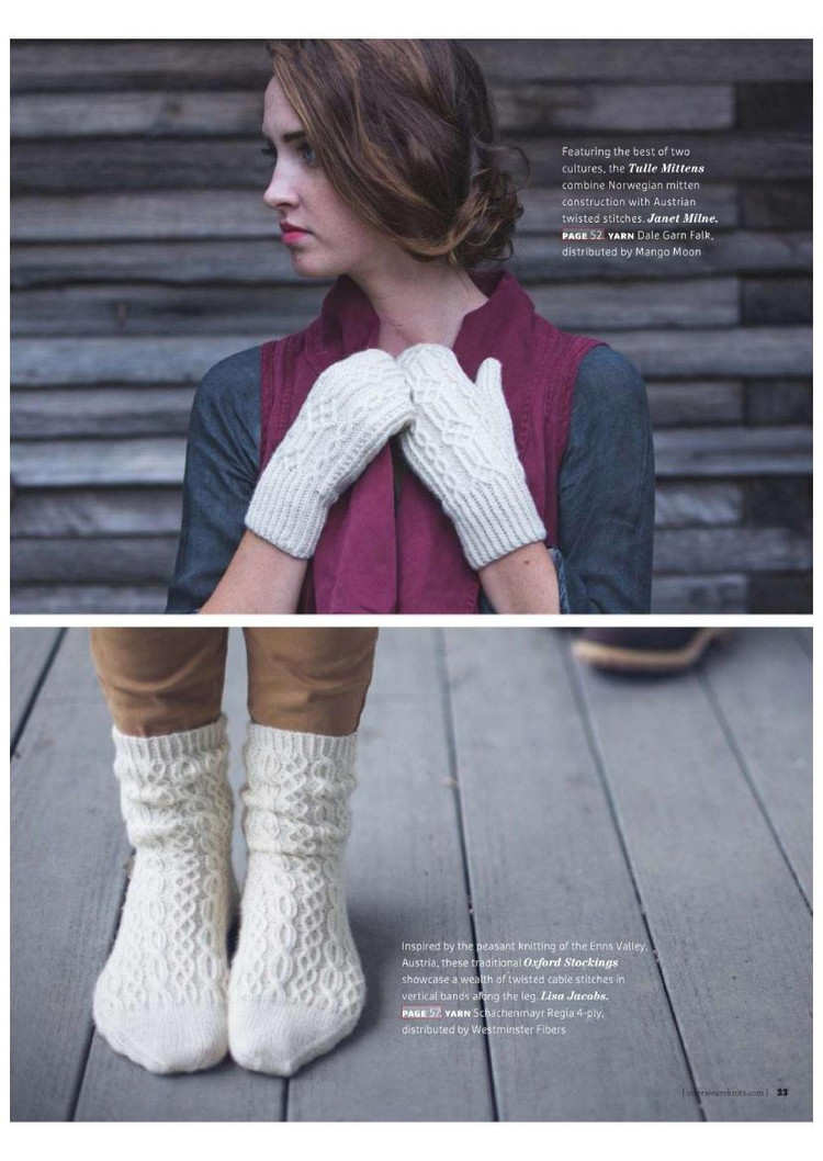 Interweave Knits  Winter 2016 - 輕描淡寫 - 輕描淡寫