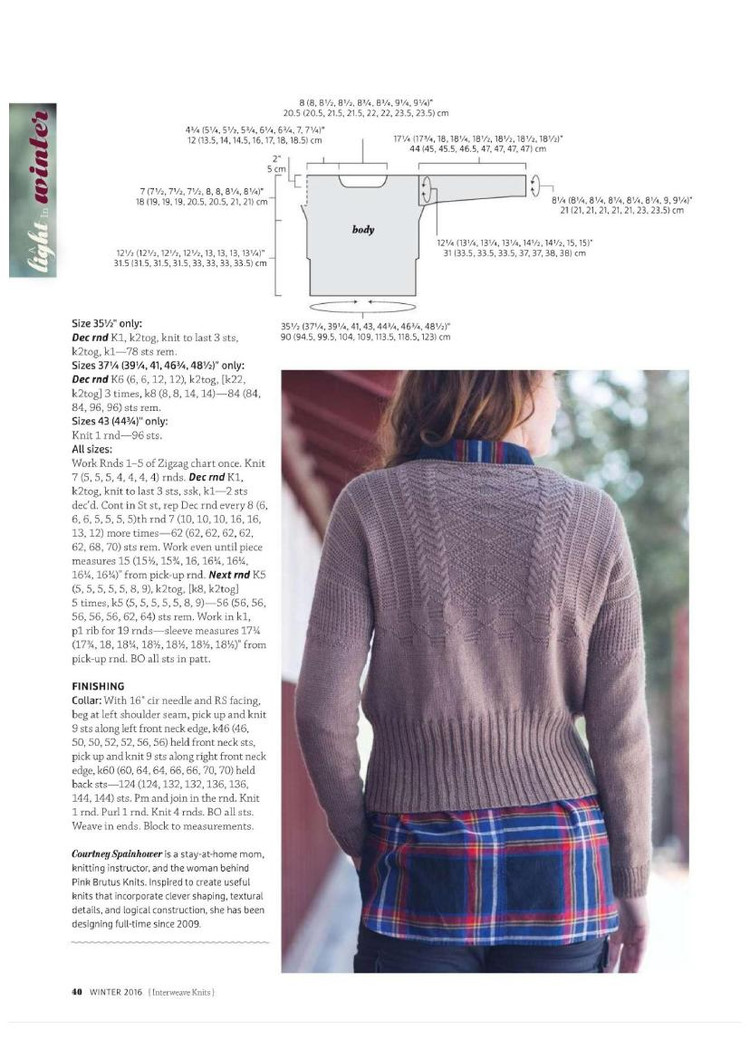 Interweave Knits  Winter 2016 - 輕描淡寫 - 輕描淡寫