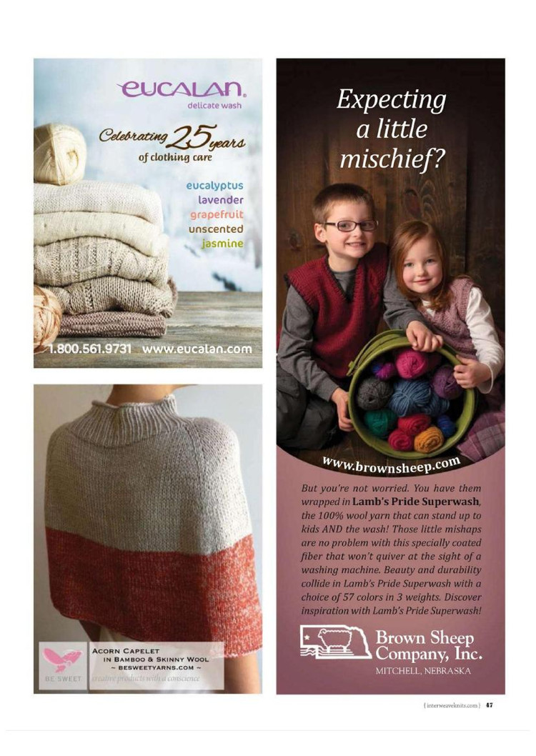 Interweave Knits  Winter 2016 - 輕描淡寫 - 輕描淡寫