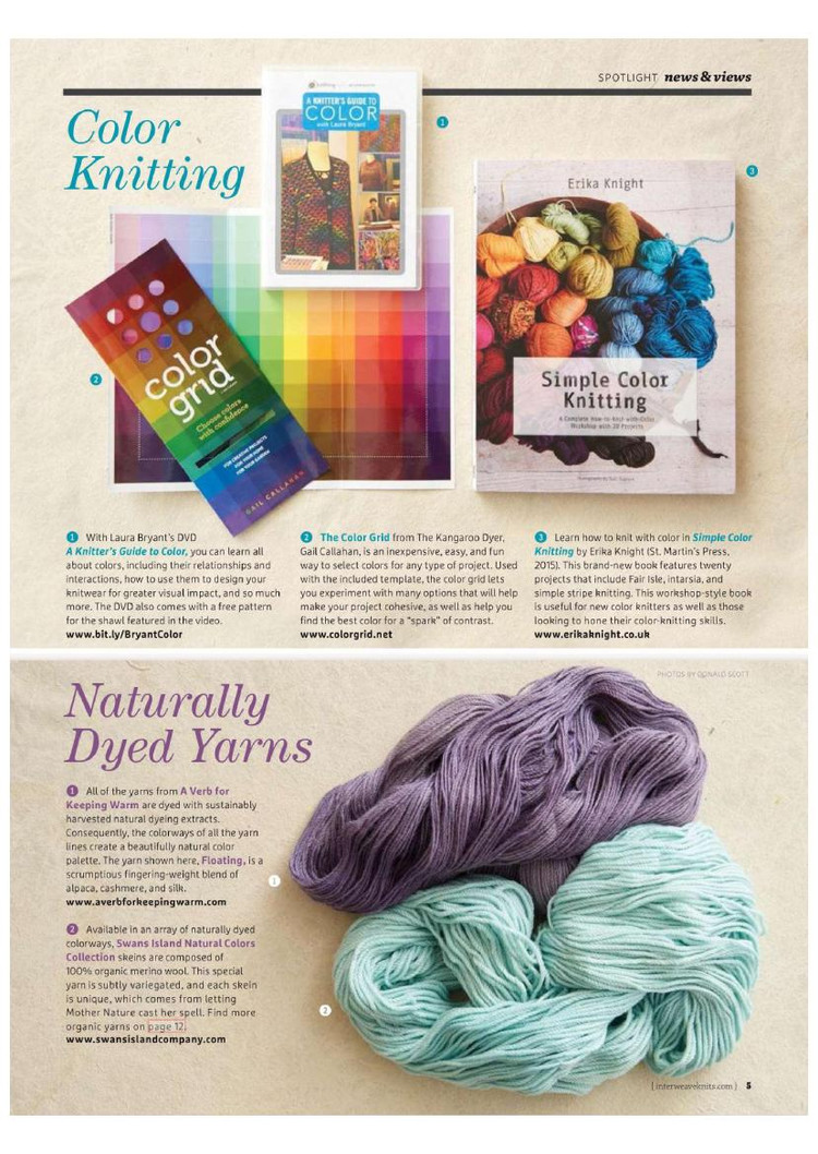 Interweave Knits  Winter 2016 - 輕描淡寫 - 輕描淡寫