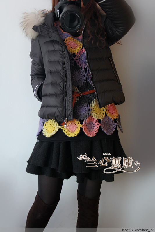 菊花香~~七彩云拼花衫（蘭心蕙質(zhì)2014） - 蘭心蕙質(zhì) - 蘭心蕙質(zhì)藍云海