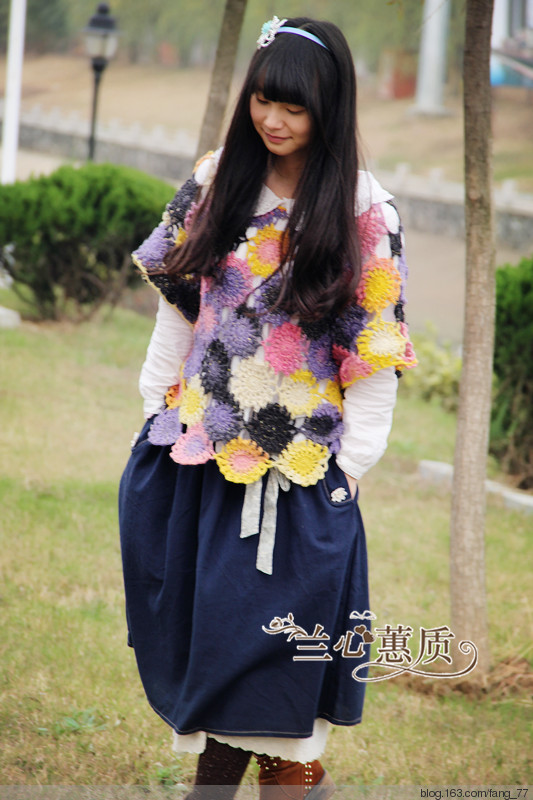 菊花香~~七彩云拼花衫（蘭心蕙質(zhì)2014） - 蘭心蕙質(zhì) - 蘭心蕙質(zhì)藍云海