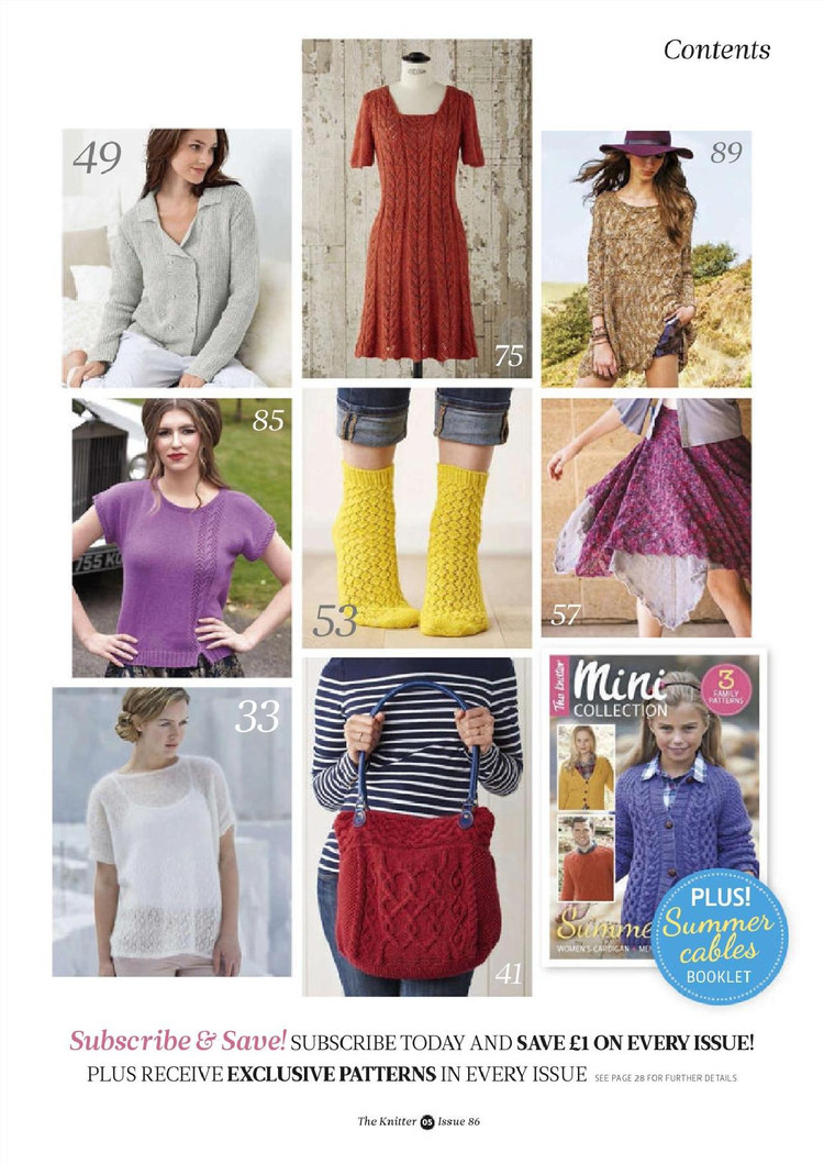 The Knitter  Issue 86 2015 - 輕描淡寫(xiě) - 輕描淡寫(xiě)