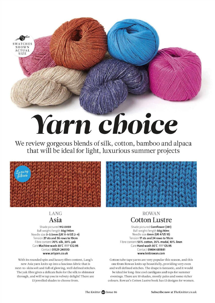 The Knitter  Issue 86 2015 - 輕描淡寫(xiě) - 輕描淡寫(xiě)