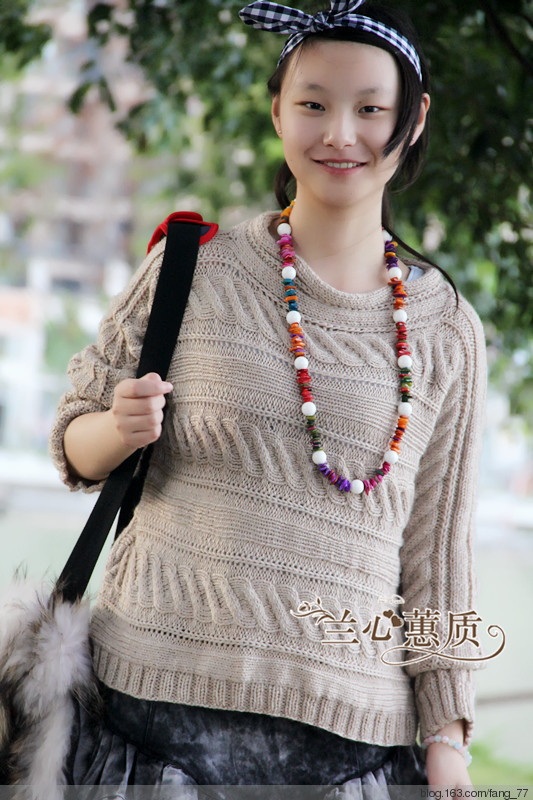 非主流~~~~橫織休閑毛衫（蘭心蕙質2014） - 蘭心蕙質 - 蘭心蕙質藍云海