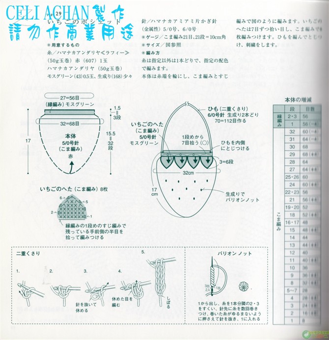 夏日鉤編包帽（新書） - thaniatwain - 啵啵丸℡