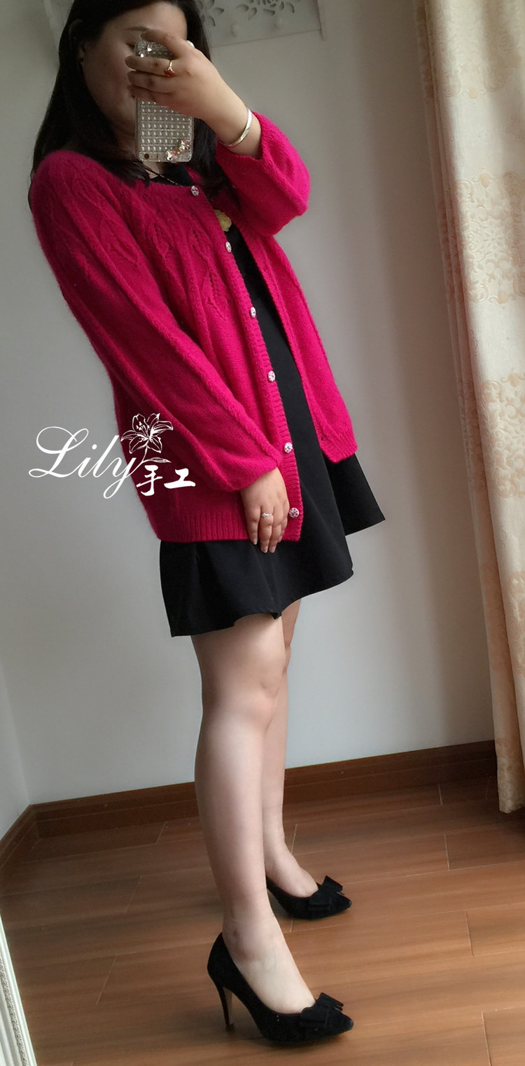 【Lily手工】--艷陽天--羊絨經(jīng)典開衫 - Lily - Lily的手工編織天地