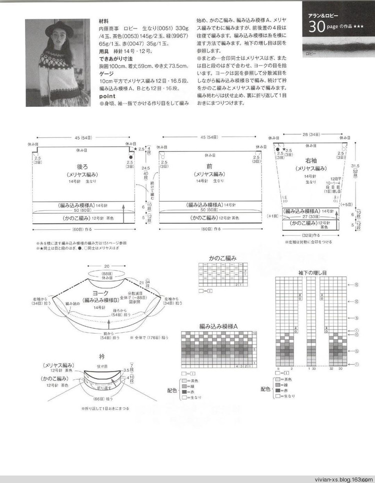 毛糸だまKeito Dama 2015年冬 - Vivian - Vivian的薇安織譯坊