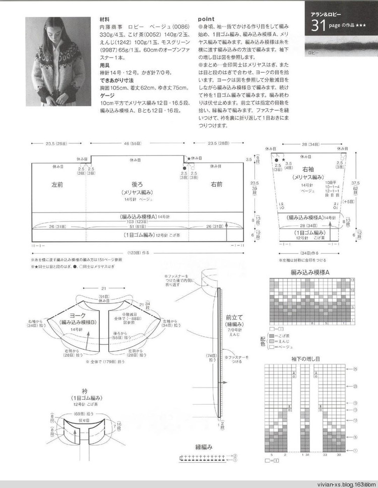 毛糸だまKeito Dama 2015年冬 - Vivian - Vivian的薇安織譯坊