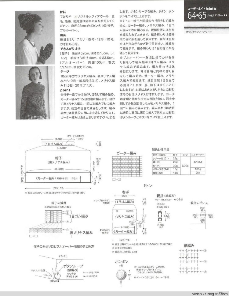 毛糸だまKeito Dama 2015年冬 - Vivian - Vivian的薇安織譯坊