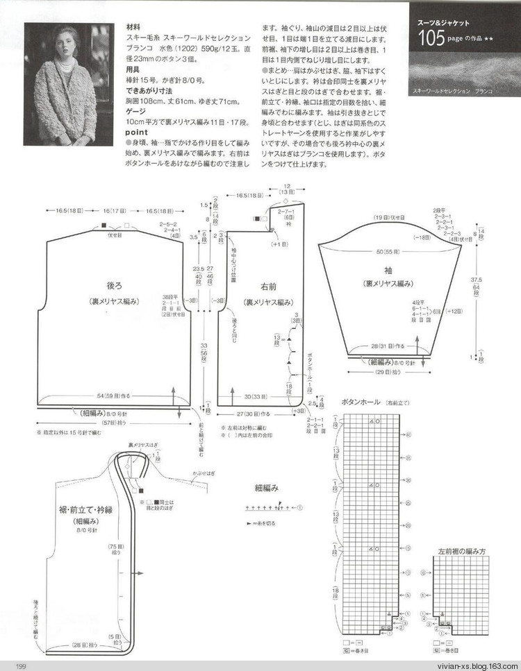 毛糸だまKeito Dama 2015年冬 - Vivian - Vivian的薇安織譯坊