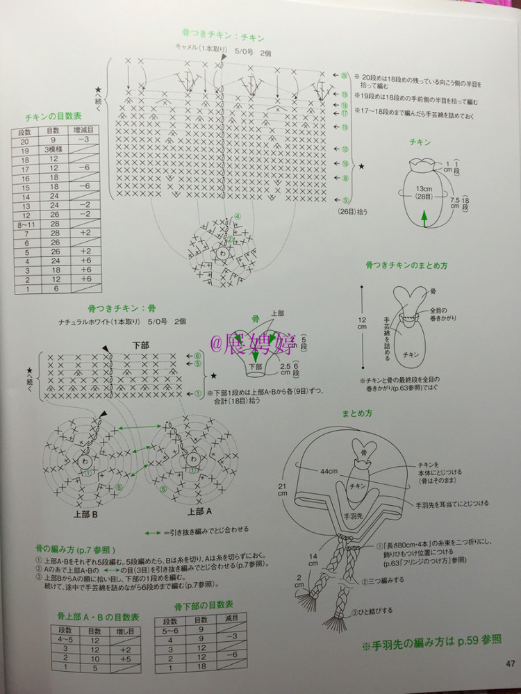 展娉婷新年禮物第二發(fā)：簡(jiǎn)單！鉤針編織孩子喜歡的水果·蔬菜·甜點(diǎn)帽子 - 展娉婷 - 展娉婷的鉤針世界