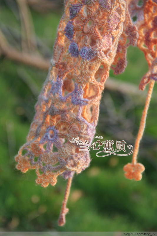 朝霞*花弄影~~唯美拼花斗篷披肩圍巾（蘭心蕙質） - 蘭心蕙質 - 蘭心蕙質藍云海