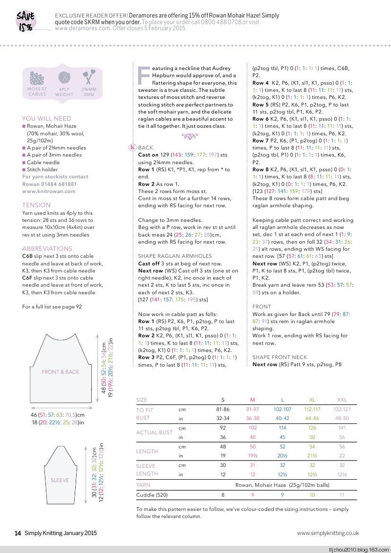Simply Knitting Issue 128 2015 - 紫蘇 - 紫蘇的博客