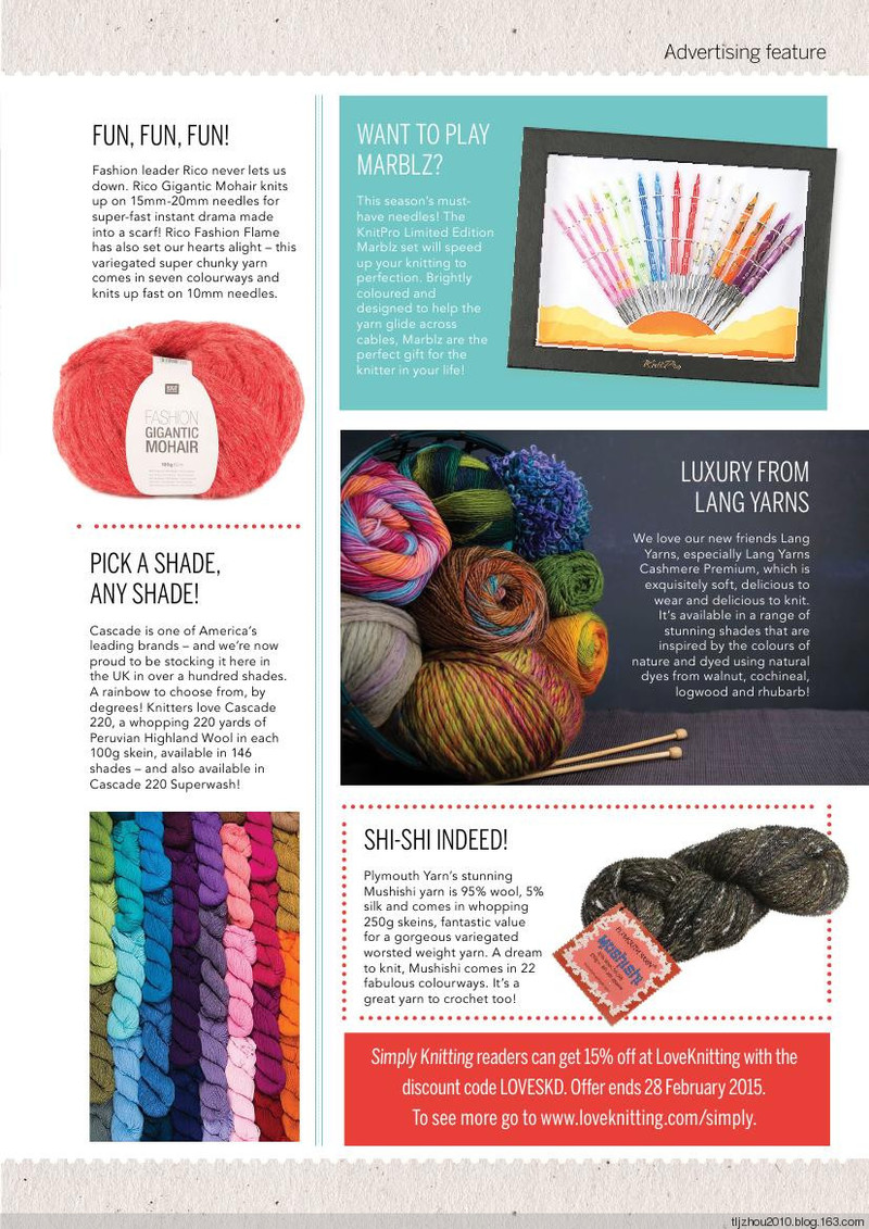 Simply Knitting Issue 128 2015 - 紫蘇 - 紫蘇的博客