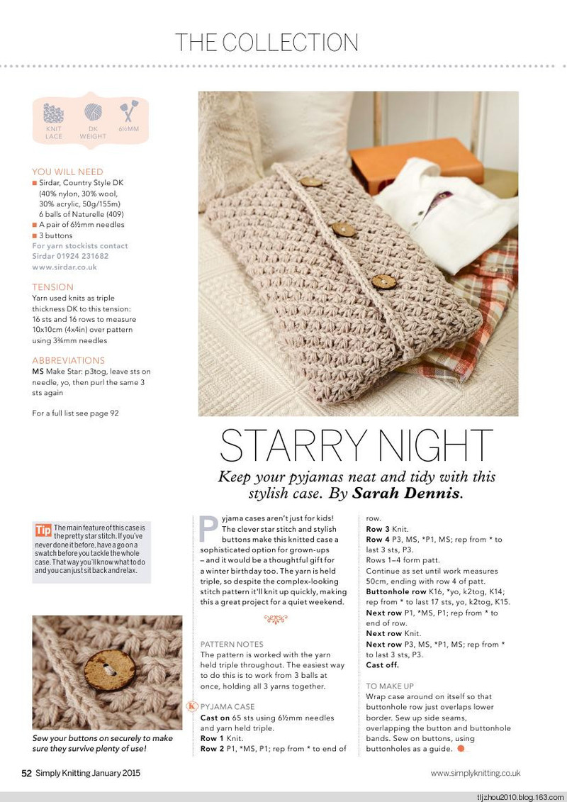 Simply Knitting Issue 128 2015 - 紫蘇 - 紫蘇的博客