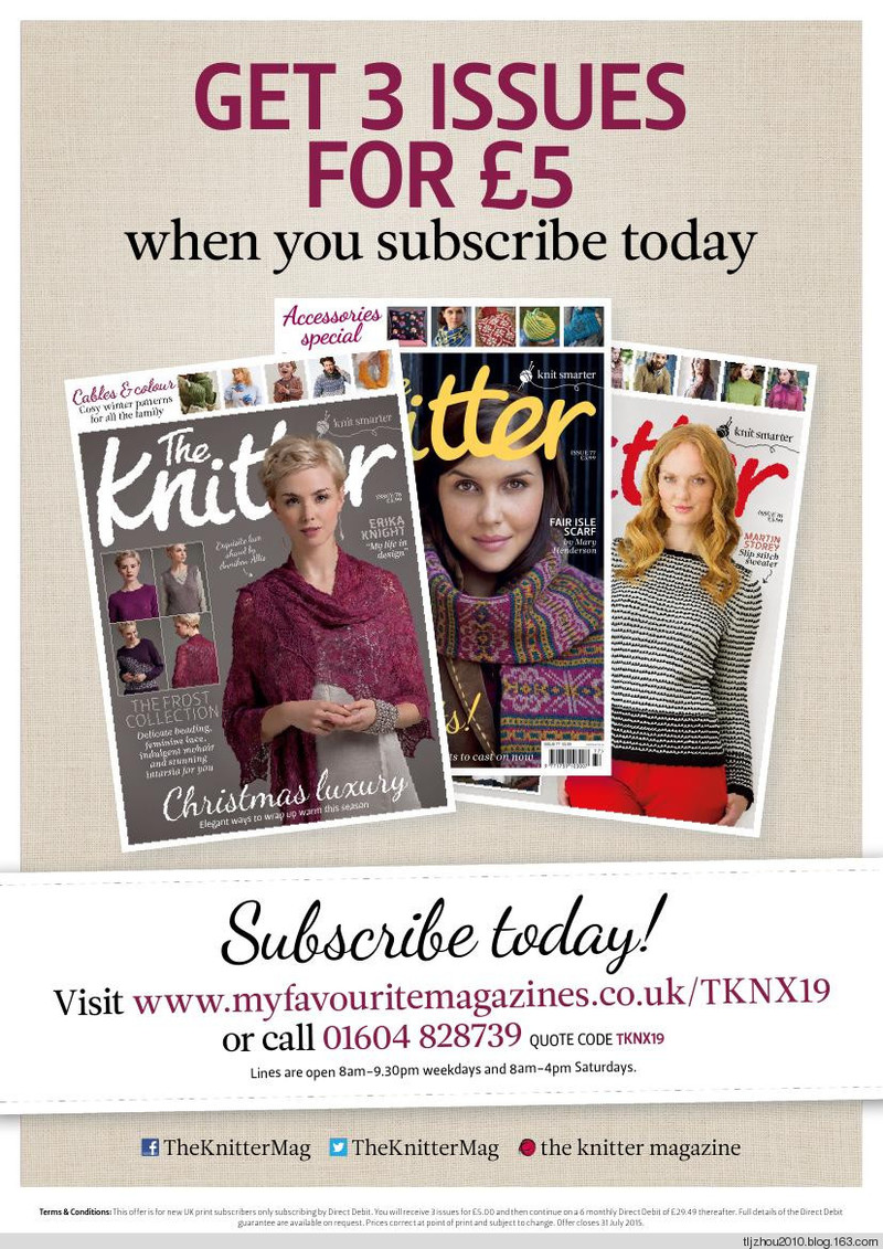 Simply Knitting Issue 128 2015 - 紫蘇 - 紫蘇的博客