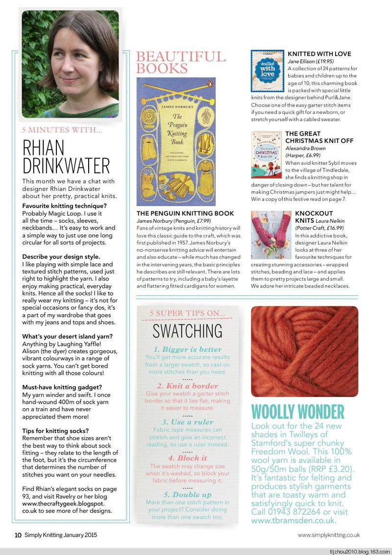 Simply Knitting Issue 128 2015 - 紫蘇 - 紫蘇的博客