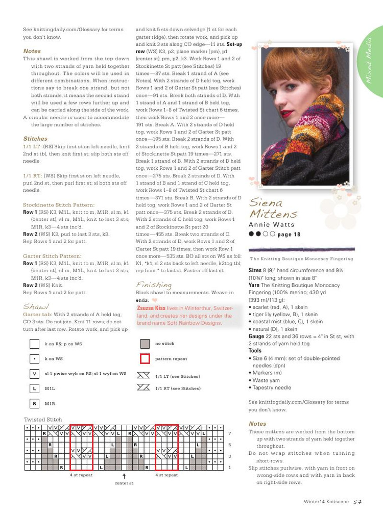 Knitscene  Winter 2014 - 輕描淡寫 - 輕描淡寫