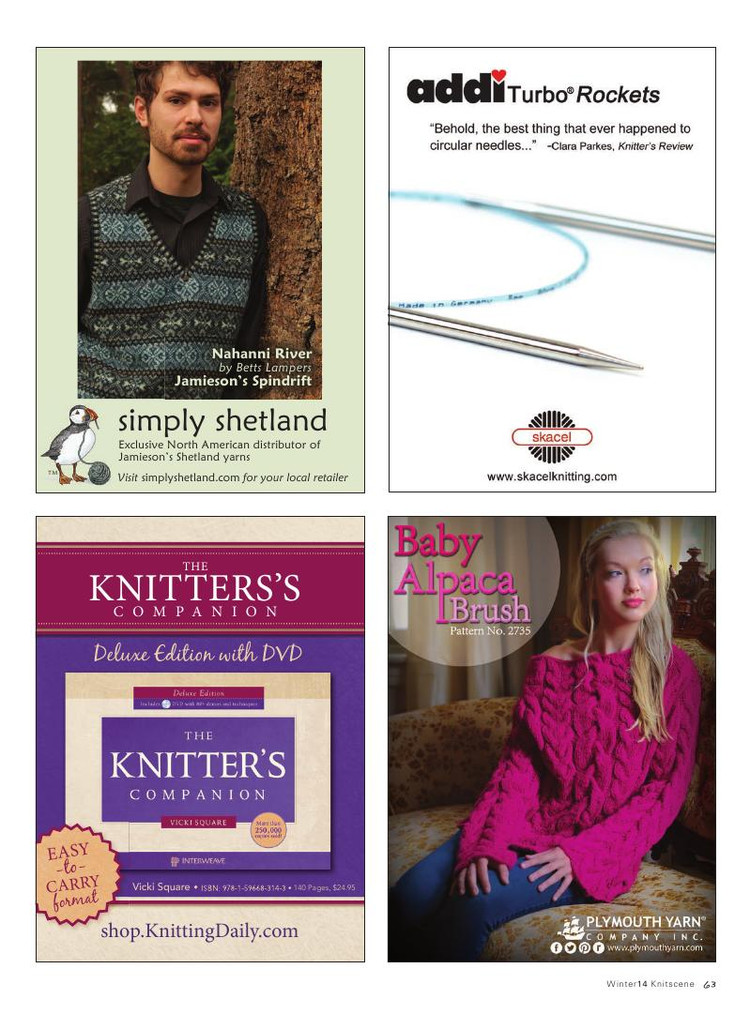 Knitscene  Winter 2014 - 輕描淡寫 - 輕描淡寫