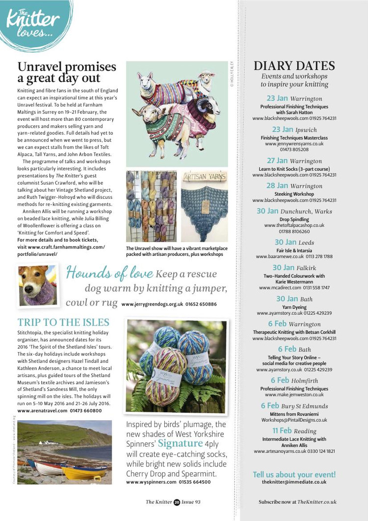 The Knitter Issue 93 2015 - 輕描淡寫 - 輕描淡寫