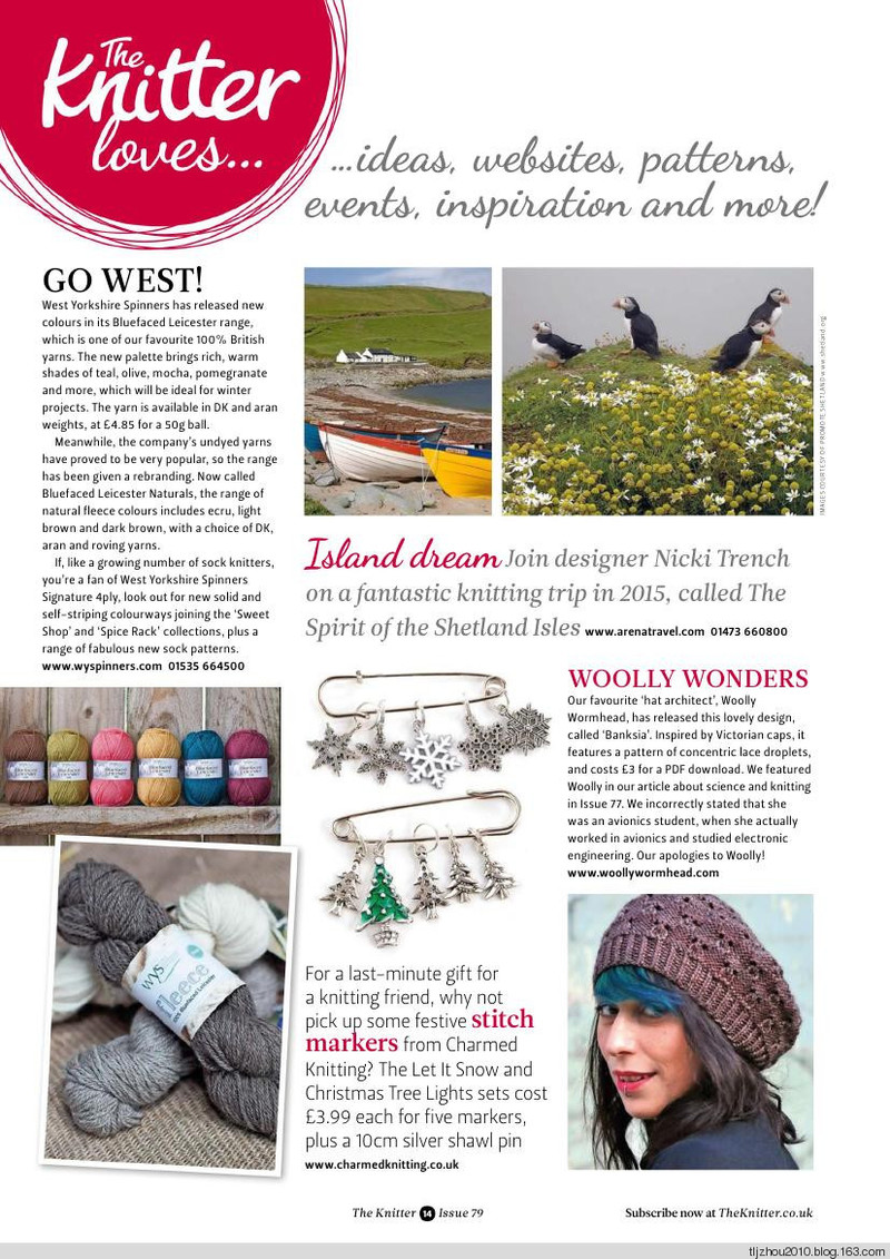 The Knitter Issue 79 2014 - 紫蘇 - 紫蘇的博客